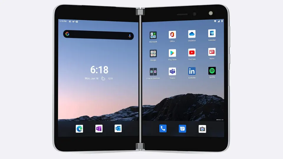 Microsoft Surface Duo - Landscape view