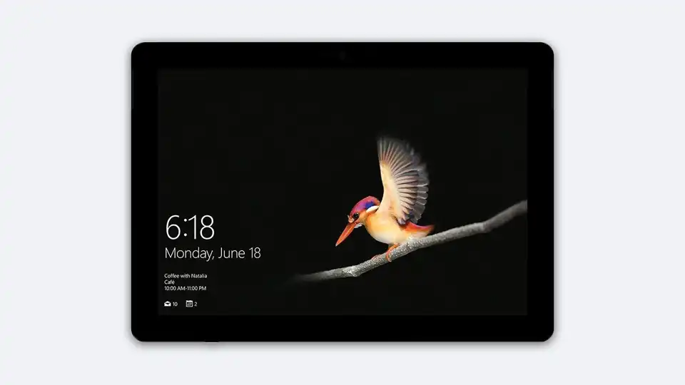 Microsoft Surface Go-- Landscape view