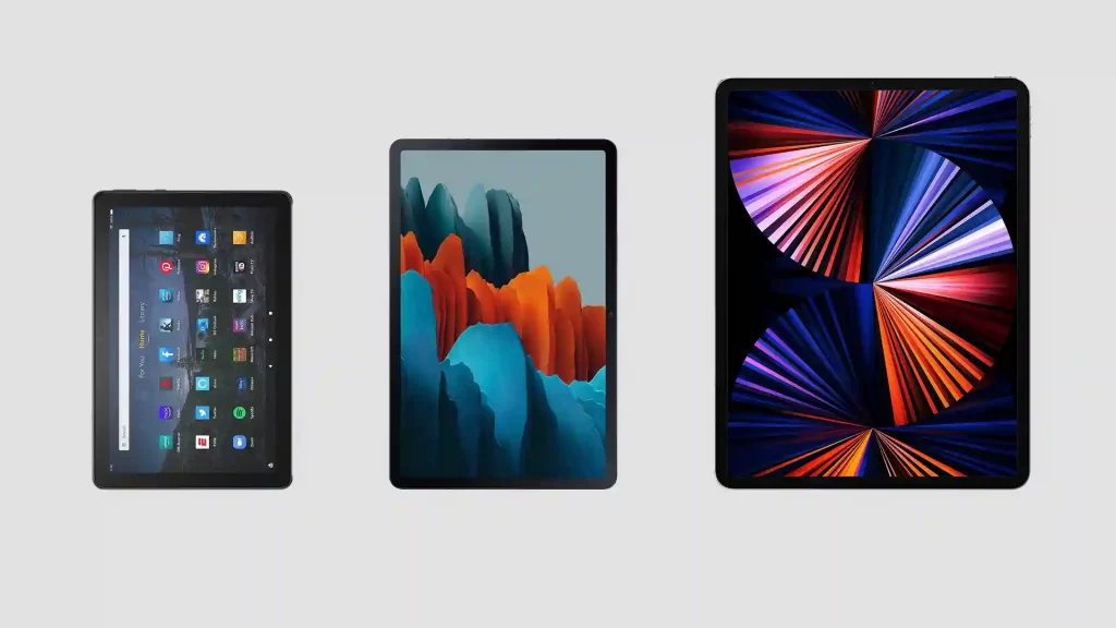 Tablet sizes guide